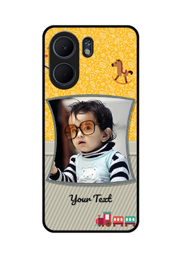 Oppo A5x 5G Custom Glass Phone Case - Baby Picture Upload Design