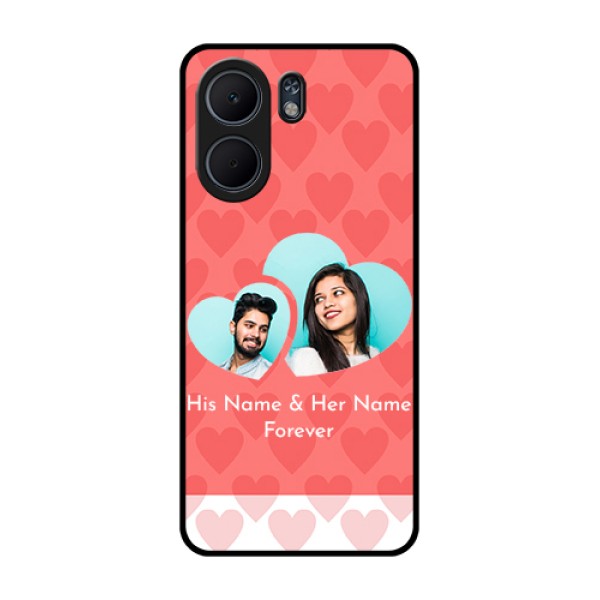 Oppo A5x 5G Custom Glass Phone Case - Couple Pic Upload Design Oppo A5x 5G Custom Glass Phone Case - Couple Pic Upload Design