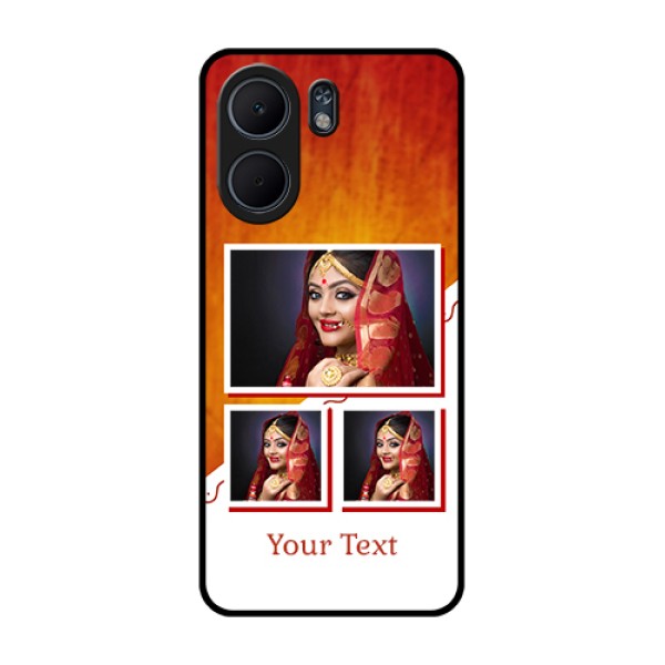 Oppo A5x 5G Custom Glass Phone Case - Wedding Memories Design