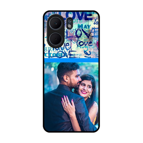 Oppo A5x 5G Custom Glass Phone Case - Colorful Love Design