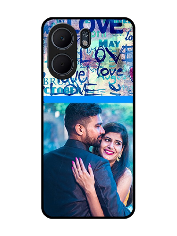 Custom Oppo A5x 5G Custom Glass Phone Case - Colorful Love Design