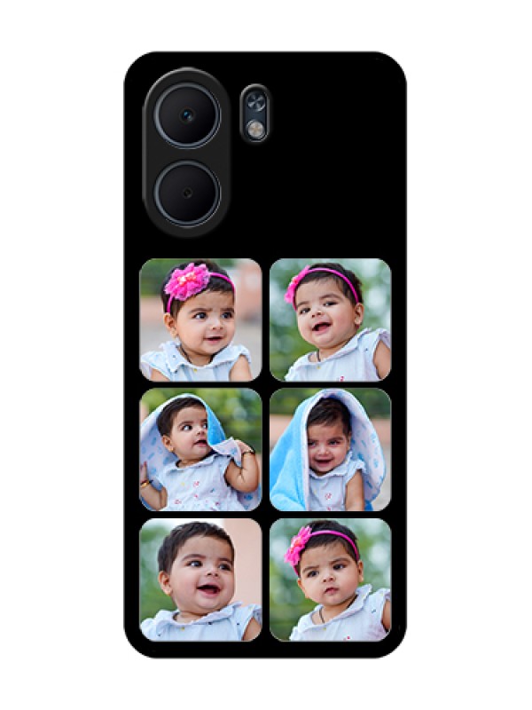 Custom Oppo A5x 5G Custom Glass Phone Case - Multiple Pictures Design