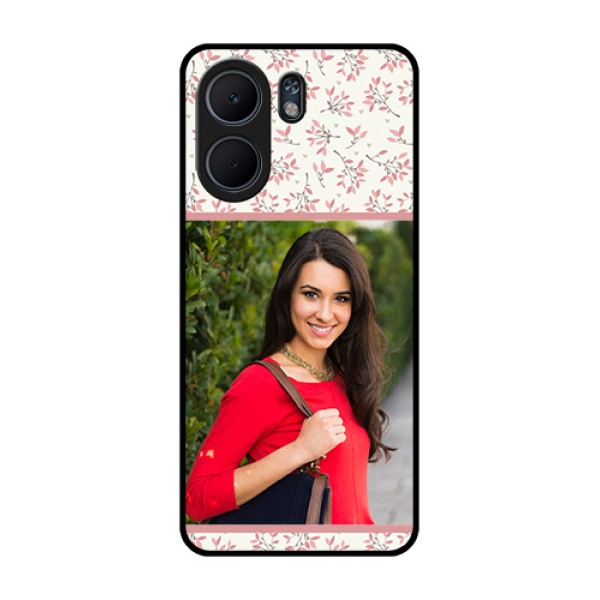 Oppo A5x 5G Custom Glass Phone Case - Stunning Floral Design