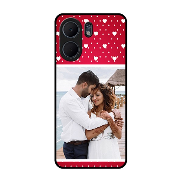 Oppo A5x 5G Custom Glass Phone Case - Hearts Mobile Case Design Oppo A5x 5G Custom Glass Phone Case - Hearts Mobile Case Design