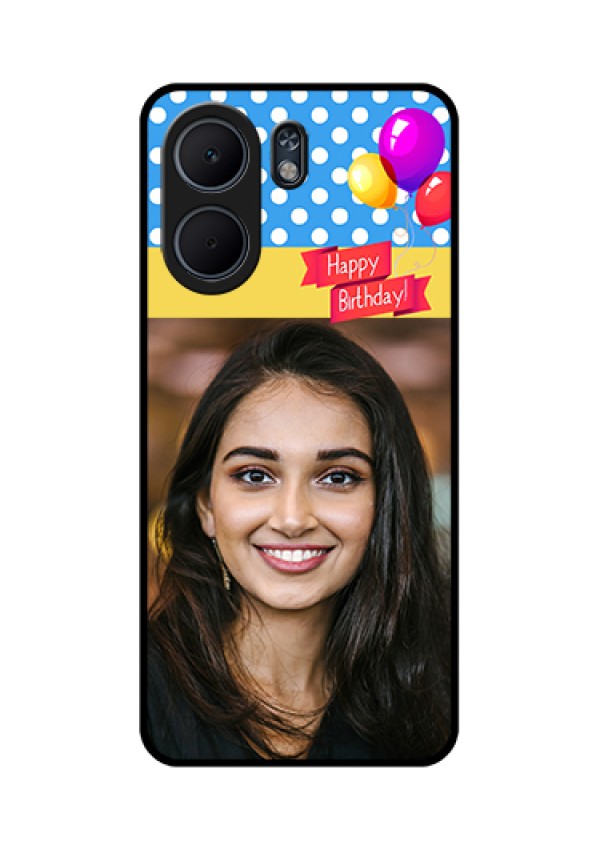 Oppo A5x 5G Custom Glass Phone Case - Happy Birthday Design