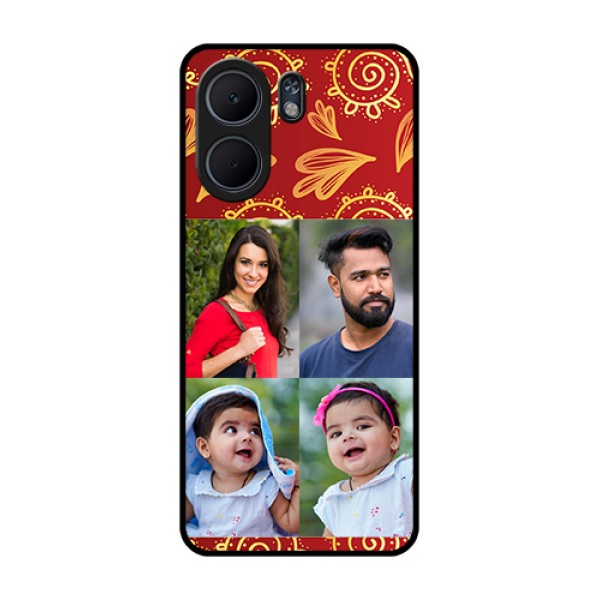 Oppo A5x 5G Custom Glass Phone Case - 4 Image Traditional Design
