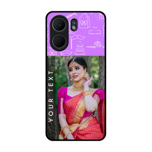 Oppo A5x 5G Custom Glass Phone Case - Birthday Icons Design