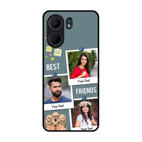 Oppo A5x 5G Custom Glass Phone Case - Sticky Frames And Friendship Design Oppo A5x 5G Custom Glass Phone Case - Sticky Frames And Friendship Design