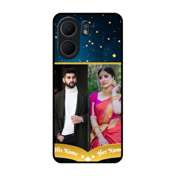 Oppo A5x 5G Custom Glass Phone Case - Galaxy Stars Backdrop Design Oppo A5x 5G Custom Glass Phone Case - Galaxy Stars Backdrop Design