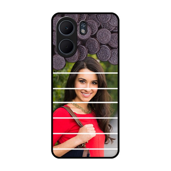 Oppo A5x 5G Custom Glass Phone Case - With Oreo Biscuit Design