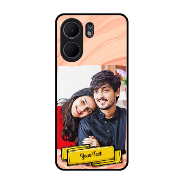 Oppo A5x 5G Custom Glass Phone Case - Marble Texture Design