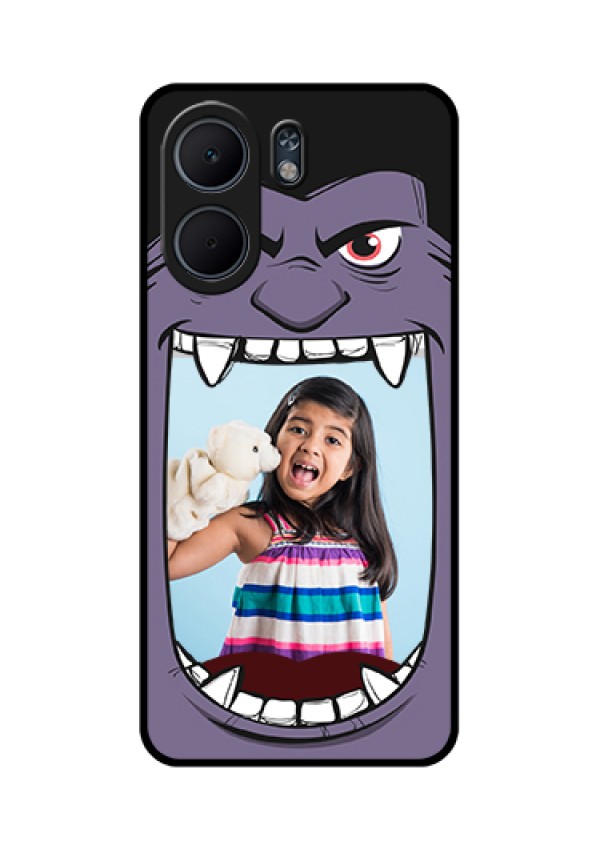 Oppo A5x 5G Custom Glass Phone Case - Angry Monster Design
