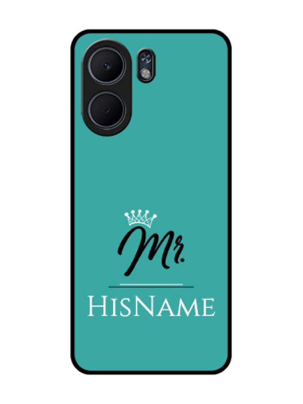 Custom Oppo A5x 5G Custom Glass Phone Case - Mr With Name Design