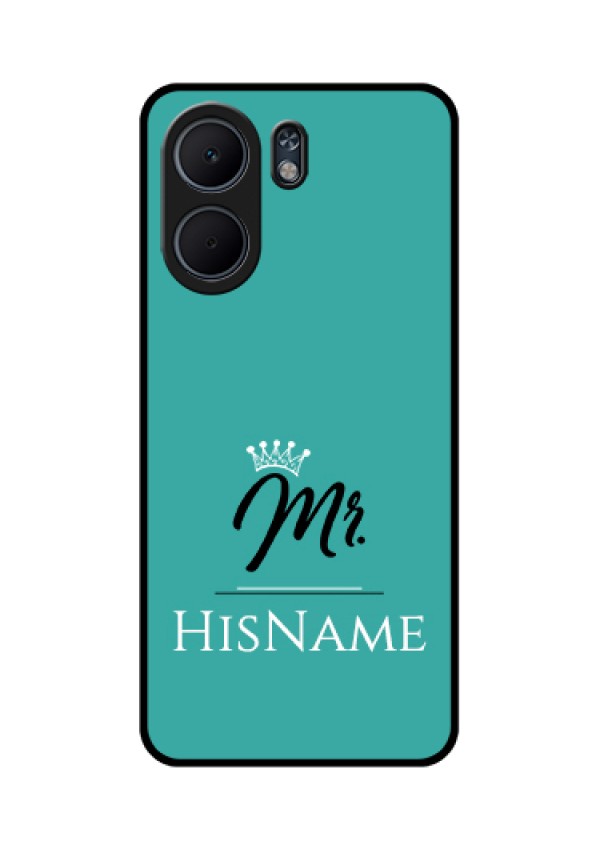 Oppo A5x 5G Custom Glass Phone Case - Mr With Name Design