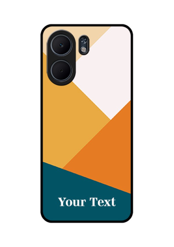 Oppo A5x 5G Custom Glass Phone Case - Stacked Multi - Colour Design
