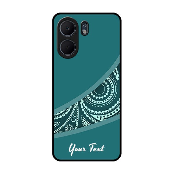 Oppo A5x 5G Custom Glass Phone Case - Semi Visible Floral Design Oppo A5x 5G Custom Glass Phone Case - Semi Visible Floral Design