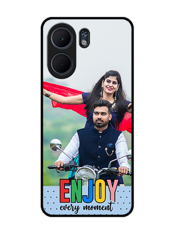 Custom Oppo A5x 5G Custom Glass Phone Case - Enjoy Every Moment Design
