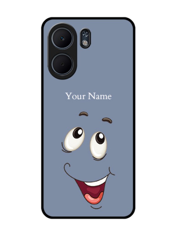 Custom Oppo A5x 5G Custom Glass Phone Case - Laughing Cartoon Face Design