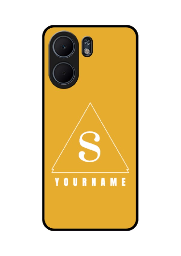 Oppo A5x 5G Custom Glass Phone Case - Simple Triangle Design