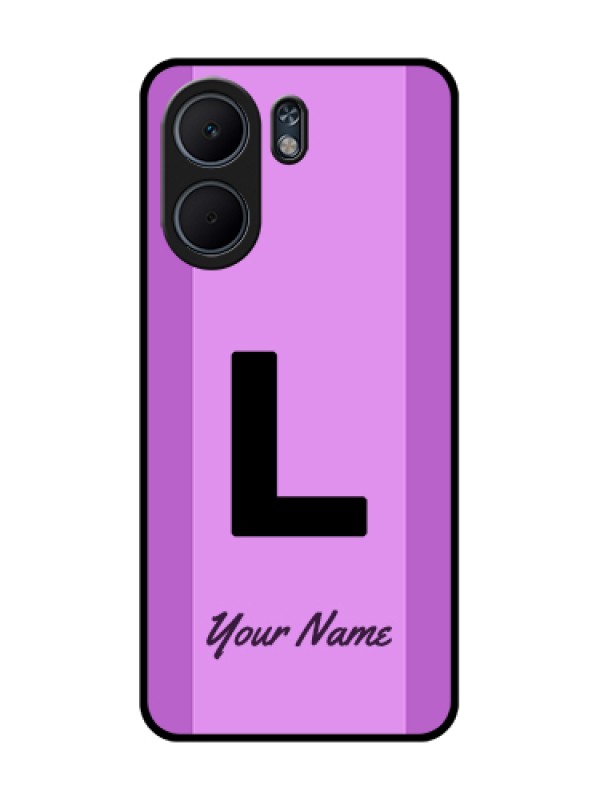 Custom Oppo A5x 5G Custom Glass Phone Case - Tricolor Custom Text Design