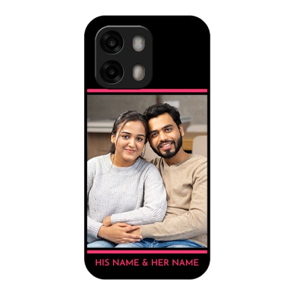 Oppo A6 Pro 5G Custom Glass Phone Case - With Add Text Design