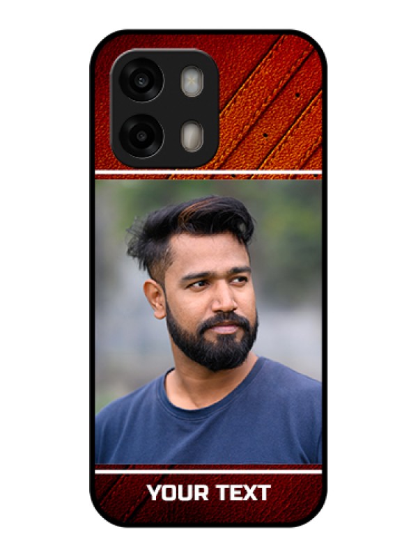 Custom Oppo A6 Pro 5G Custom Glass Phone Case - Leather Phone Case Design