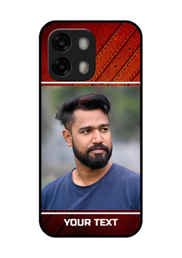 Oppo A6 Pro 5G Custom Glass Phone Case - Leather Phone Case Design