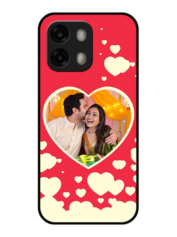 Custom Oppo A6 Pro 5G Custom Glass Phone Case - Love Symbols Phone Cover Design