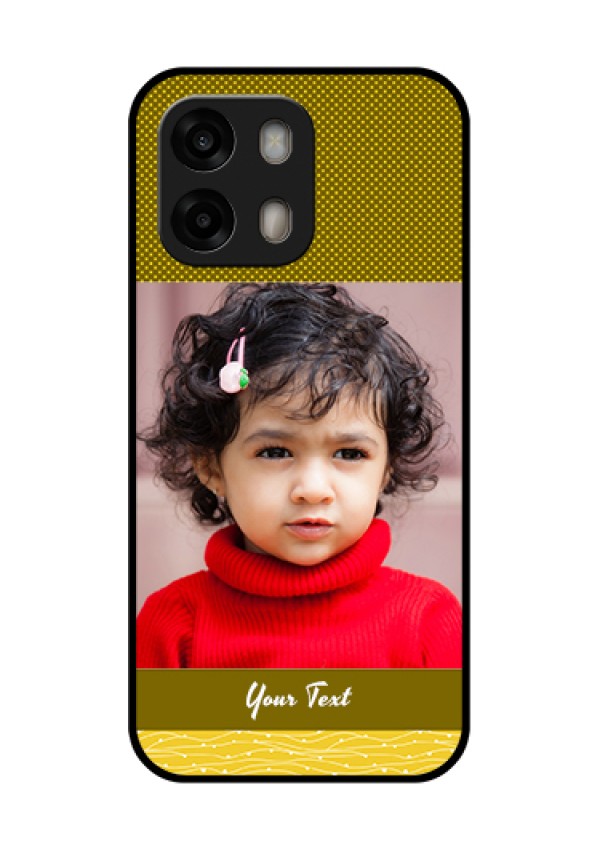 Oppo A6 Pro 5G Custom Glass Phone Case - Simple Green Color Design