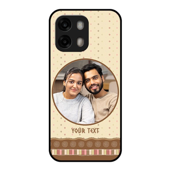 Oppo A6 Pro 5G Custom Glass Phone Case - Brown Dotted Mobile Case Design Oppo A6 Pro 5G Custom Glass Phone Case - Brown Dotted Mobile Case Design