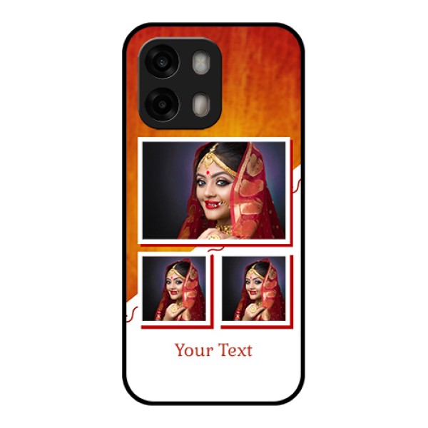 Oppo A6 Pro 5G Custom Glass Phone Case - Wedding Memories Design