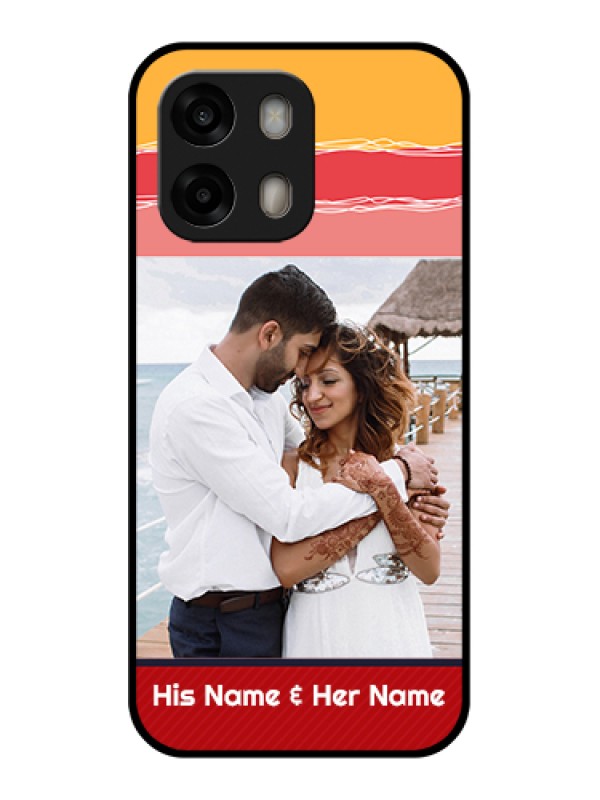 Custom Oppo A6 Pro 5G Custom Glass Phone Case - Colorful Case Design