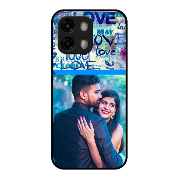 Oppo A6 Pro 5G Custom Glass Phone Case - Colorful Love Design