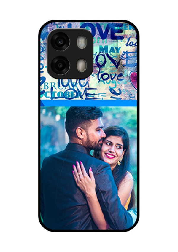 Oppo A6 Pro 5G Custom Glass Phone Case - Colorful Love Design