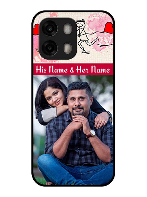 Custom Oppo A6 Pro 5G Custom Glass Phone Case - You And Me Case Design