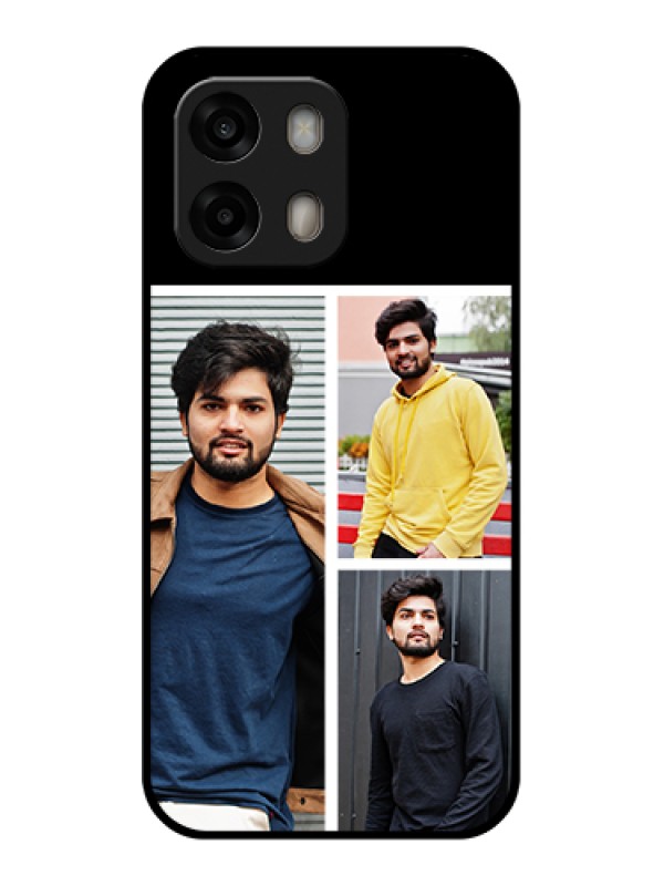 Custom Oppo A6 Pro 5G Custom Glass Phone Case - Upload Multiple Picture Design