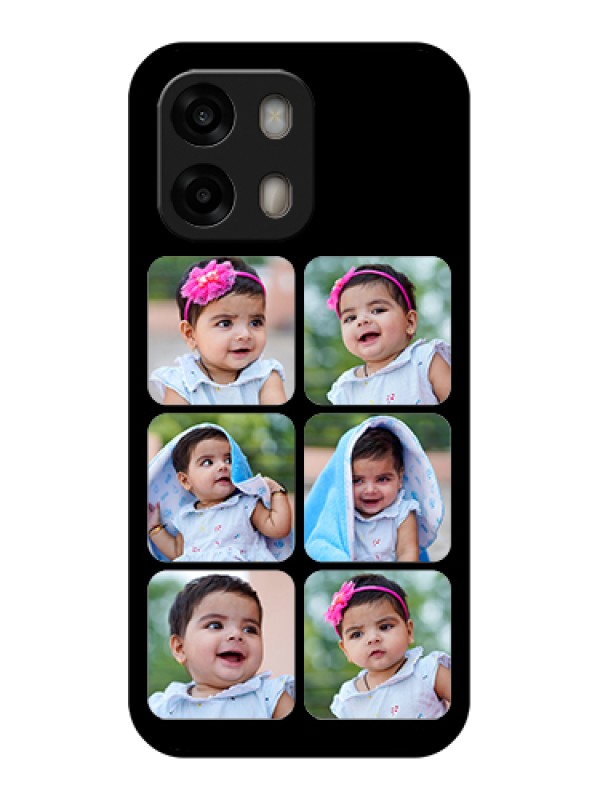 Custom Oppo A6 Pro 5G Custom Glass Phone Case - Multiple Pictures Design