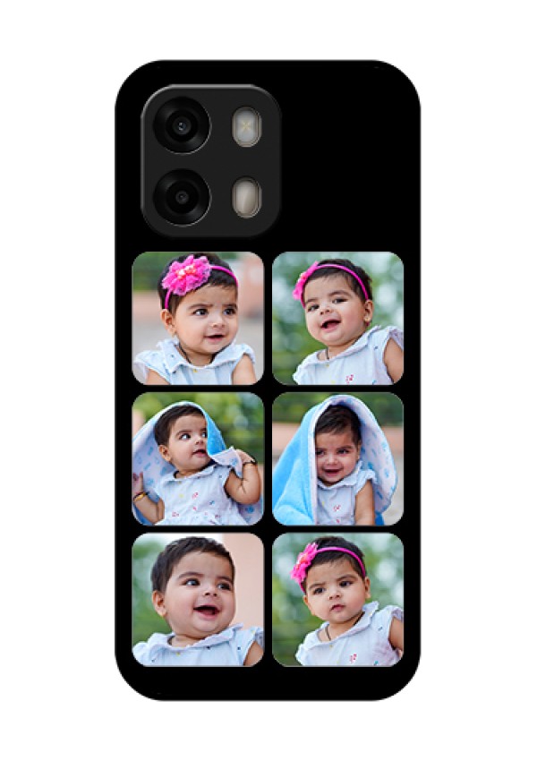 Oppo A6 Pro 5G Custom Glass Phone Case - Multiple Pictures Design