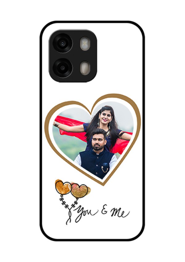 Oppo A6 Pro 5G Custom Glass Phone Case - You & Me Design