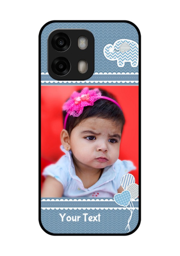 Oppo A6 Pro 5G Custom Glass Phone Case - With Kids Pattern Design