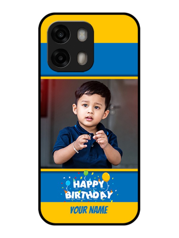 Custom Oppo A6 Pro 5G Custom Glass Phone Case - Birthday Wishes Design