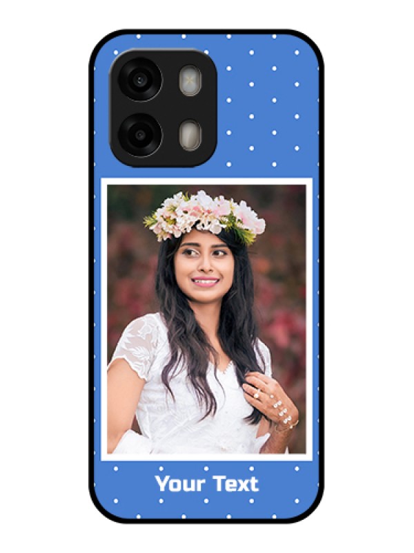 Custom Oppo A6 Pro 5G Custom Glass Phone Case - Polka Dots Design