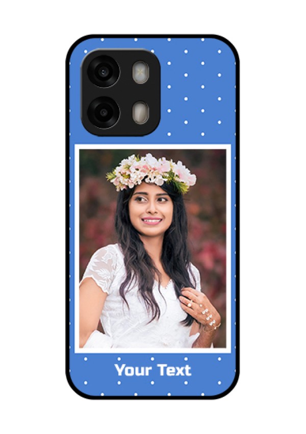 Oppo A6 Pro 5G Custom Glass Phone Case - Polka Dots Design