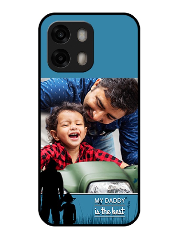 Custom Oppo A6 Pro 5G Custom Glass Phone Case - Best Dad Design