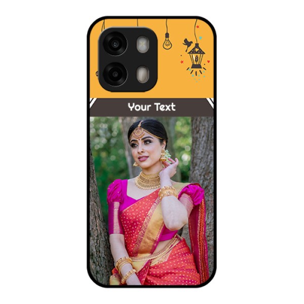 Oppo A6 Pro 5G Custom Glass Phone Case - With Family Picture And Icons Oppo A6 Pro 5G Custom Glass Phone Case - With Family Picture And Icons