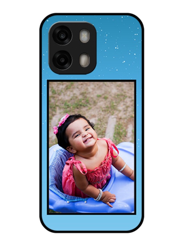 Custom Oppo A6 Pro 5G Custom Glass Phone Case - Wave Pattern Colorful Design