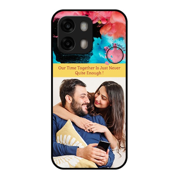 Oppo A6 Pro 5G Custom Glass Phone Case - Quote With Acrylic Painting Design Oppo A6 Pro 5G Custom Glass Phone Case - Quote With Acrylic Painting Design