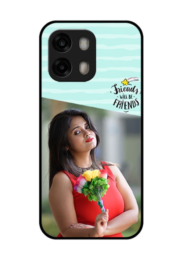 Oppo A6 Pro 5G Custom Glass Phone Case - Friends Picture Icon Design