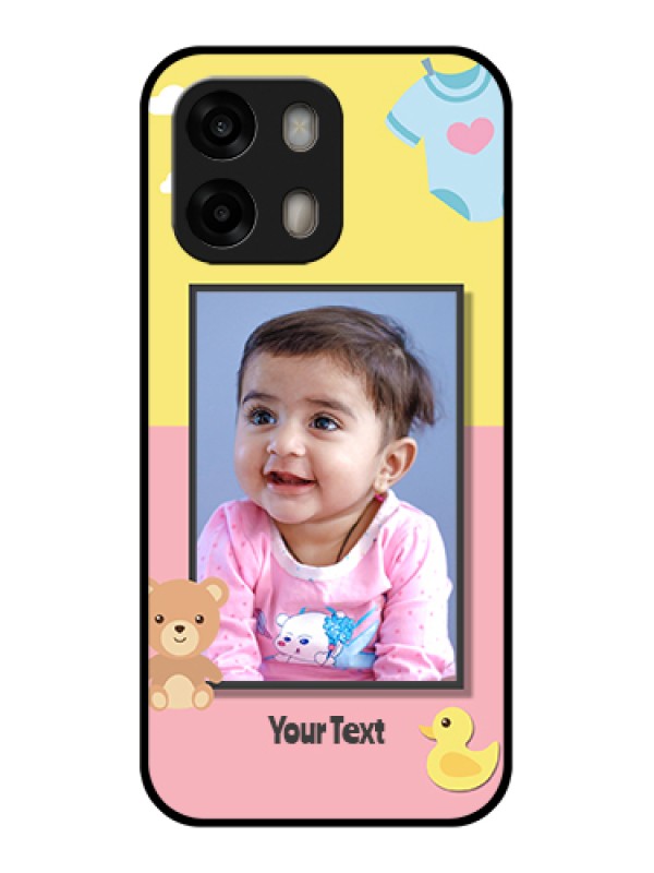Custom Oppo A6 Pro 5G Custom Glass Phone Case - Kids 2 Color Design