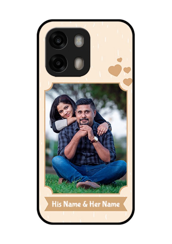 Oppo A6 Pro 5G Custom Glass Phone Case - With Confetti Love Design